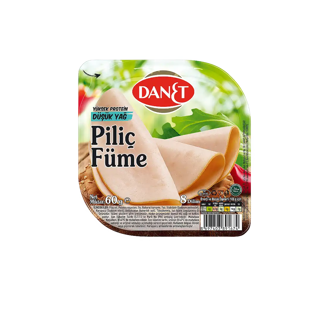 Piliç Füme 6 Dilim 60 gr