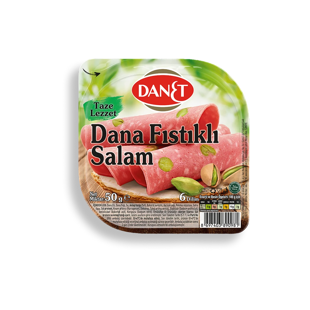 Dana Fıstıklı Salam 50 gr